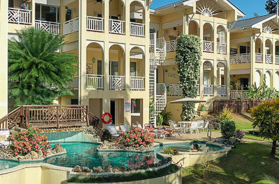 The frontage of Black Rock Dreams apartments