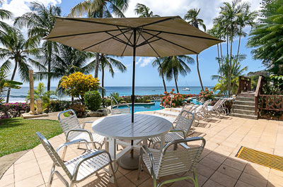 The pool deck at Black Rock Dreams